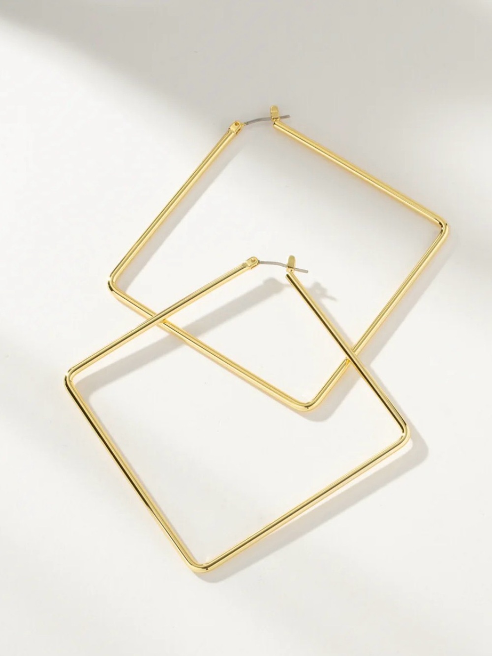 Uncommon James Gold Girl Boss Hoop Earrings